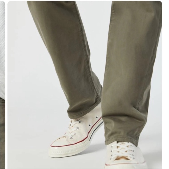 Mavi Zach Straight Leg Pants - Regular Rise | Dusty Olive Twill size 35x30 - Picture 4 of 10